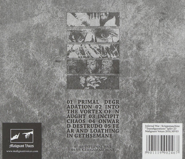 INFERNAL / KRIEGSMASCHINE - Transfigurations CD