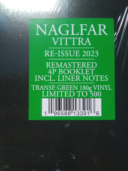 NAGLFAR - Vittra LP (Transparent Green Vinyl)