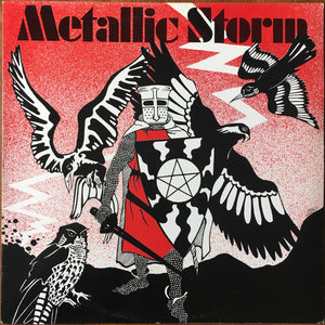 VARIOUS - Metallic Storm LP (Black Vinyl) (1982 Press)