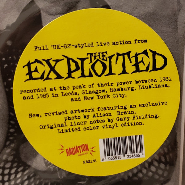 THE EXPLOITED - Live Lewd Lust LP (Smoke Green Vinyl)