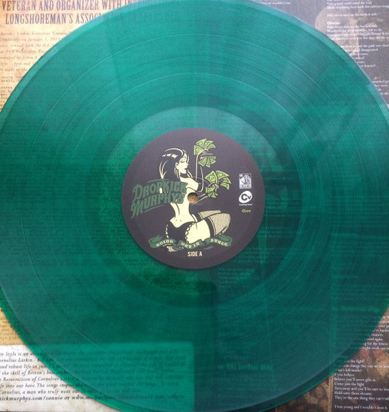 DROPKICK MURPHYS - Going Out In Style 2-LP (Transparent Green Vinyl) (2011 Press)