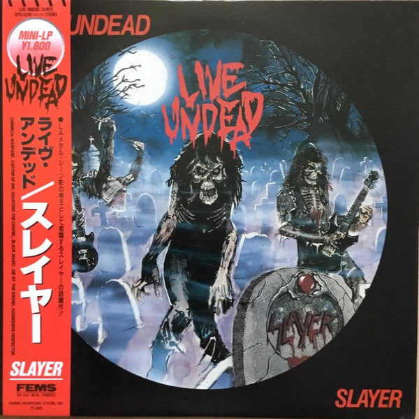 SLAYER - Live Undead LP (Black Vinyl) (1986 Japanese Press)