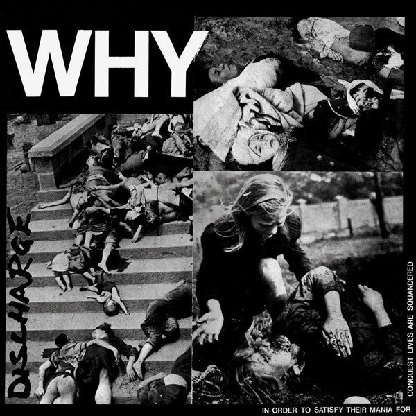 DISCHARGE - Why LP (Red Vinyl)