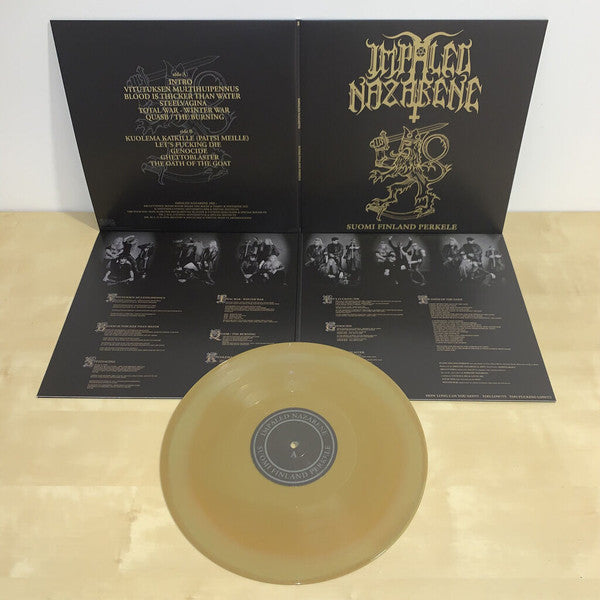 IMPALED NAZARENE - Suomi Finland Perkele LP (Beer/Gold Swirl Vinyl)