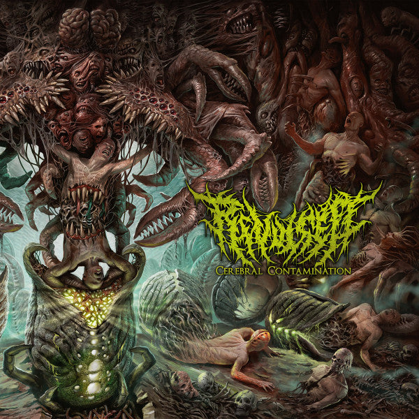 REVULSED - Cerebral Contamination LP (Green Vinyl)