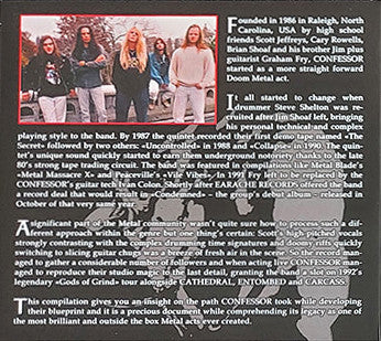 CONFESSOR - Expressions To Condemn (1986 To 1992) Digi-CD