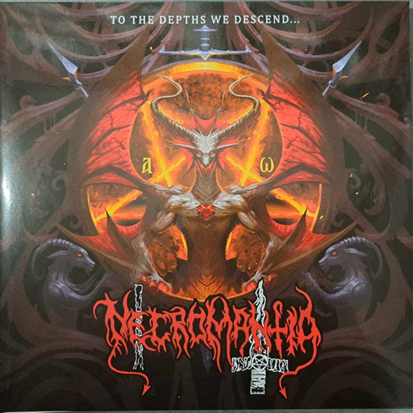 NECROMANTIA - To The Depths We Descend... LP (Transparent Orange Vinyl)