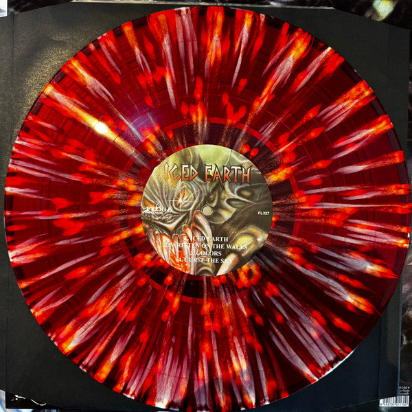 ICED EARTH - Iced Earth LP (Transparant Red Splatter Vinyl)