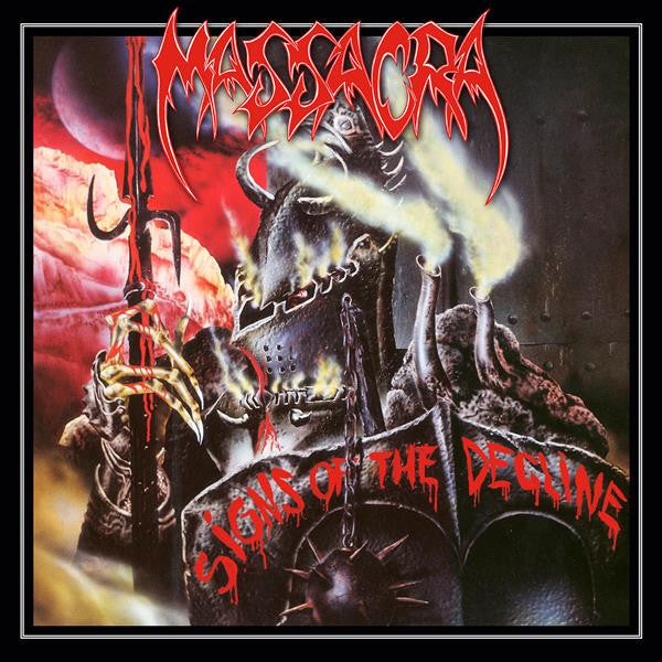 MASSACRA - Signs Of The Decline LP (Clear/Black/Red Splatter Vinyl)