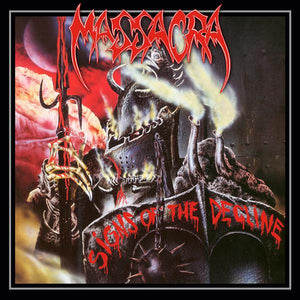 MASSACRA - Signs Of The Decline LP (Clear/Black/Red Splatter Vinyl)