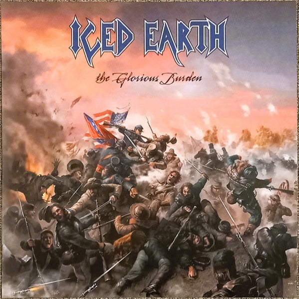 ICED EARTH - The Glorious Burden 2-LP (Orange/Blue Splatter Vinyl)