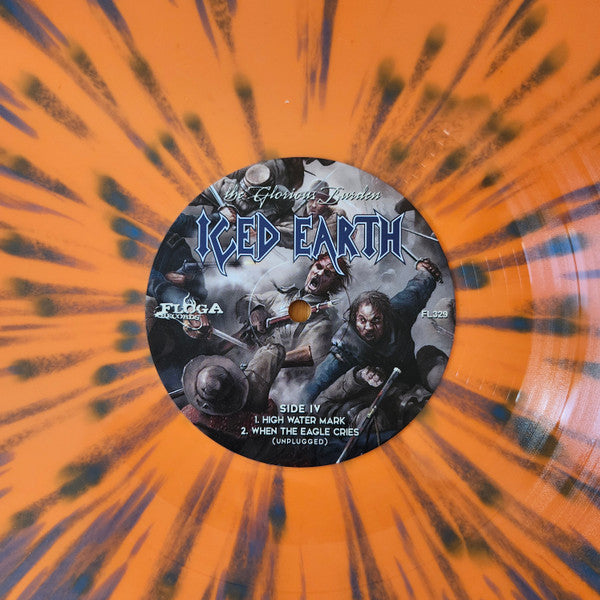 ICED EARTH - The Glorious Burden 2-LP (Orange/Blue Splatter Vinyl)