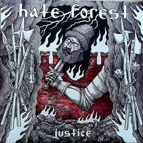 HATE FOREST - Justice MLP (Cloudy/Transparent Red Vinyl)