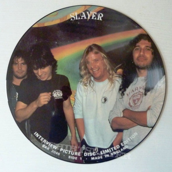 SLAYER - Limited Edition Interview Picture Disc Picture-LP (1986 UK Press)