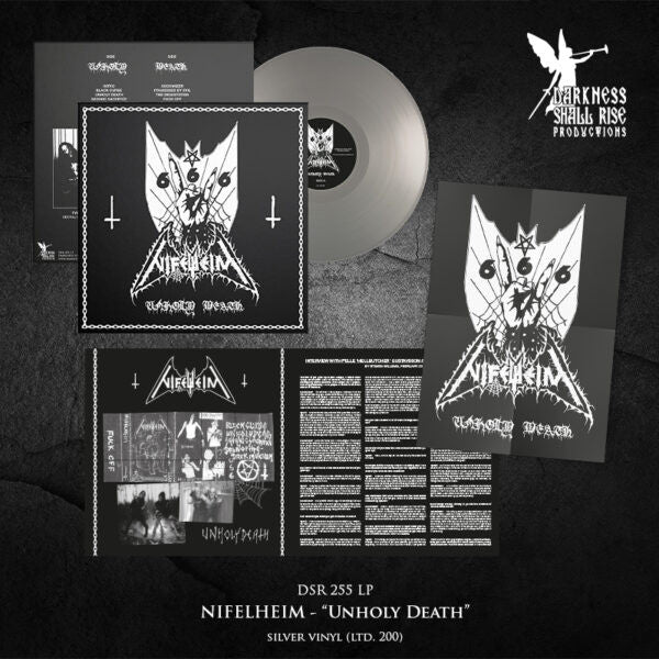 NIFELHEIM - Unholy Death LP (Silver Vinyl)