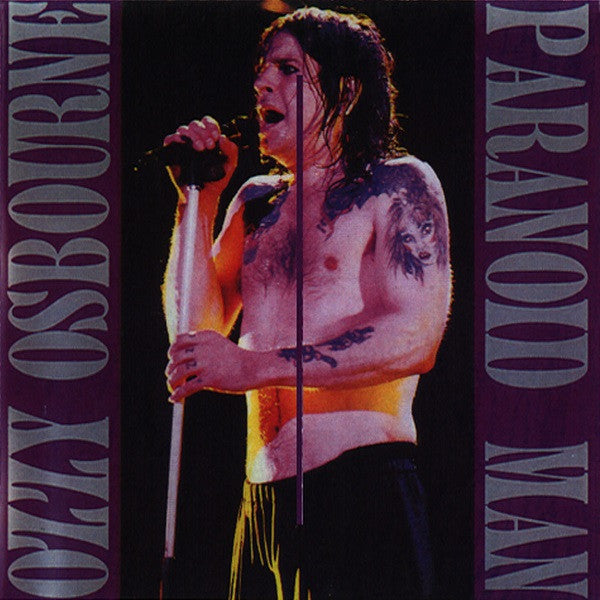 OZZY OSBOURNE - Paranoid Man LP (Grey/Marble Vinyl) (1993 Press)