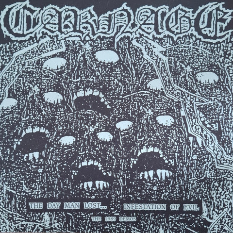 CARNAGE - The Day Man Lost... / Infestation Of Evil - The 1989 Demos LP (Black Vinyl)