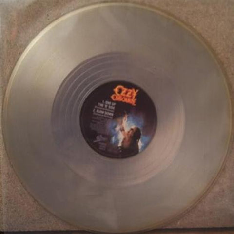 OZZY OSBOURNE - Bark At The Moon LP (Silver Vinyl) (1983 Press)