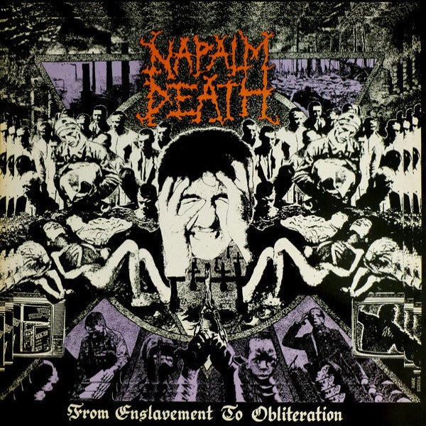 NAPALM DEATH - From Enslavement To Obliteration LP (Purple/White Splatter Vinyl)