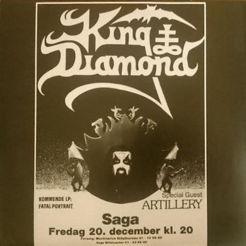 KING DIAMOND - Saga Fredag 20. December Kl. 20 LP (Yellow Vinyl)