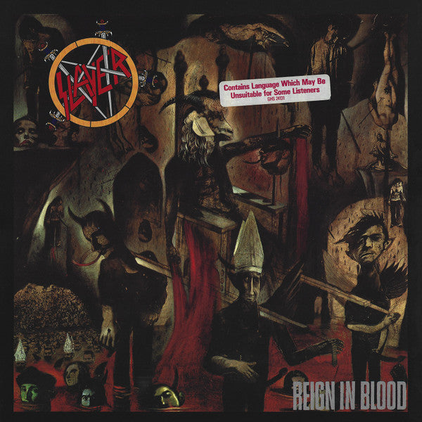 SLAYER - Reign In Blood LP (Black Vinyl) (1986 USA Press)