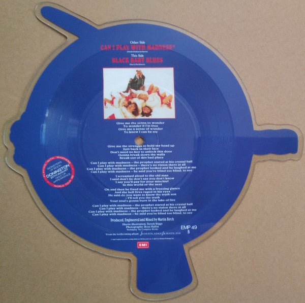 IRON MAIDEN - Can I Play With Madness Shape Picture-7"