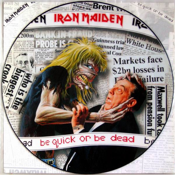 IRON MAIDEN - Be Quick Or Be Dead Picture-LP (1992 Press)