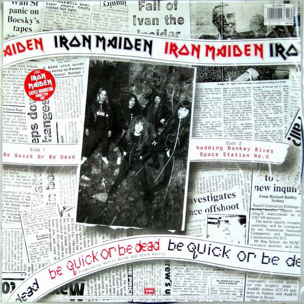 IRON MAIDEN - Be Quick Or Be Dead Picture-LP (1992 Press)