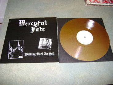 MERCYFUL FATE - Walking Back To Hell LP (Gold Vinyl) (2007 Press)