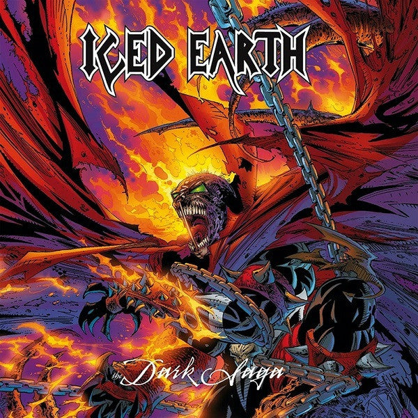 ICED EARTH - The Dark Saga LP (Red In Beer Vinyl)