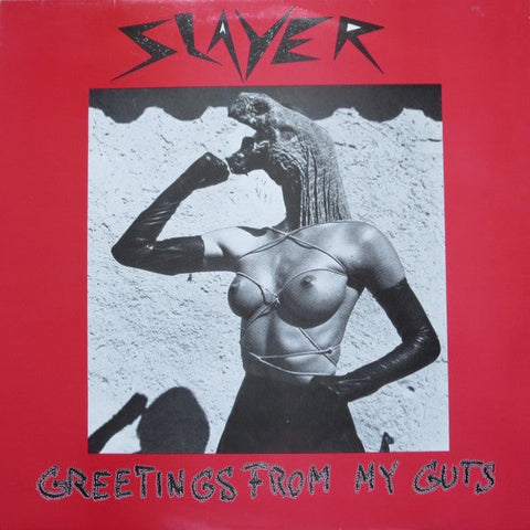 SLAYER - Greetings From My Guts LP (Black Vinyl) (1984 Press)