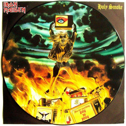 IRON MAIDEN - Holy Smoke Picture-LP (1990 Press)