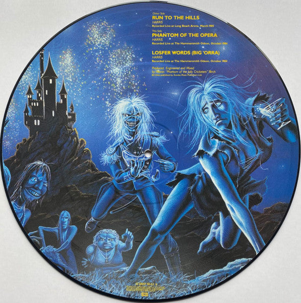 IRON MAIDEN - Run To The Hills Picture-LP (1985 Press)