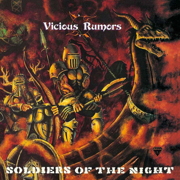 VICIOUS RUMORS - Soldiers Of The Night LP (Black Vinyl) (1985 Roadrunner Records)