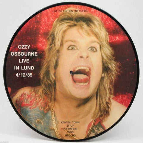 OZZY OSBOURNE - Live In Lund 4/12/85 Picture-LP (1983 Press)