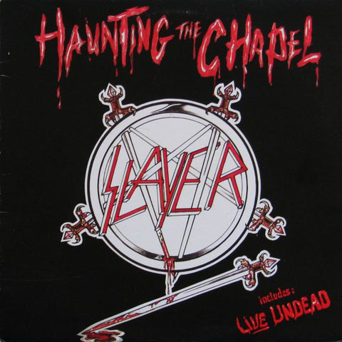 SLAYER - Haunting The Chapel LP (Black Vinyl) (1985 Press)