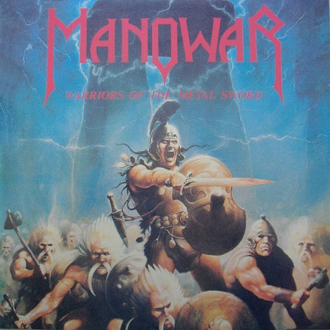 MANOWAR - Warriors Of The Metal Sword LP (Black Vinyl) (1991 Press)
