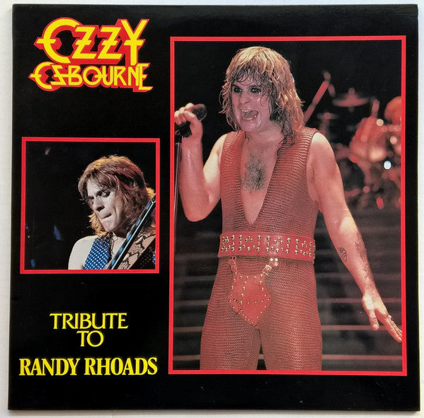 OZZY OSBOURNE - Tribute To Randy Rhoads LP (black) 1985