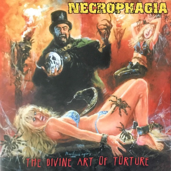NECROPHAGIA - The Divine Art Of Torture LP (Orange Vinyl)