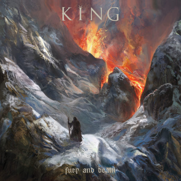 KING - Fury And Death LP (Bue/White Vinyl)