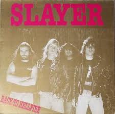 SLAYER - Back To Hellfire LP (Clear Vinyl) (1990 Press)