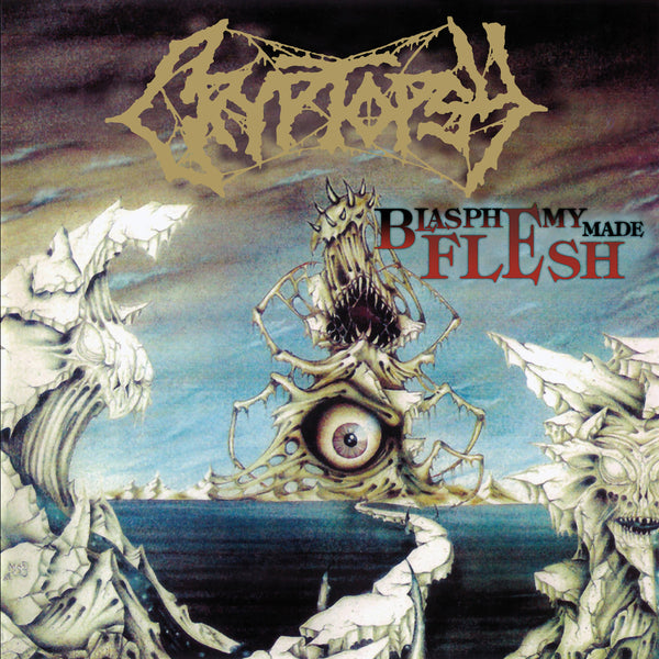 CRYPTOPSY - Blasphemy Made Flesh LP (Cyan Blue In Gold Merge Vinyl)