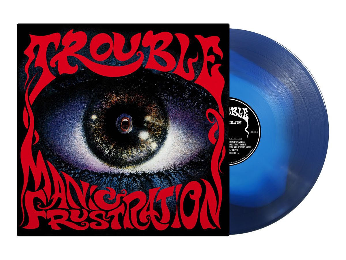 TROUBLE - Manic Frustration LP (Bone in Blue Vinyl)