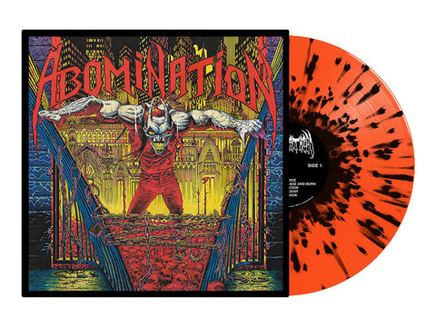 ABOMINATION - Abomination LP (Orange/Black Splatter Vinyl) (Pre-order)