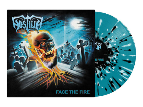 HOSTILIA - Face The Fire LP (Turquoise/White/Black/Splatter Vinyl) (Pre-order)