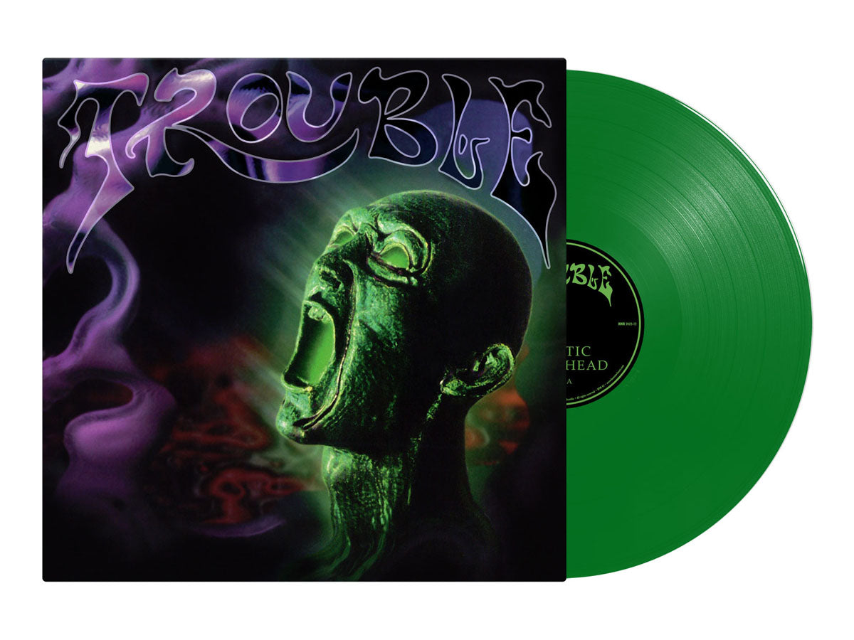 TROUBLE - Plastic Green Head LP (Transparent Green Vinyl)