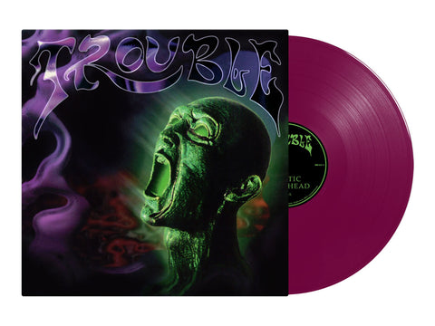 TROUBLE - Plastic Green Head LP (Transparent Purple Vinyl)