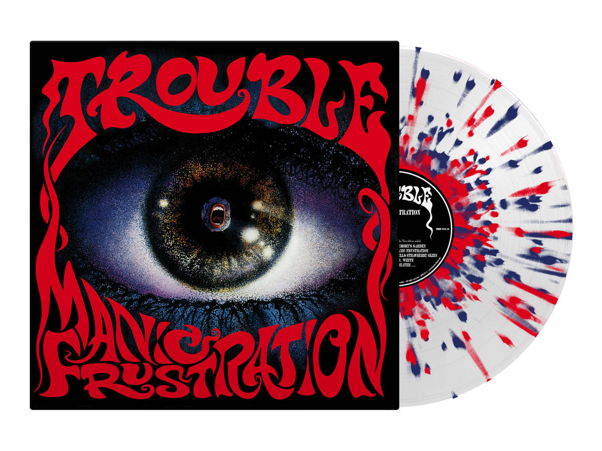 TROUBLE - Manic Frustration LP (Clear/Red/Blue Splatter Vinyl)