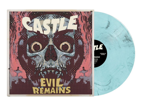 CASTLE - Evil Remains LP (Electric Blue/Black Marble Vinyl)