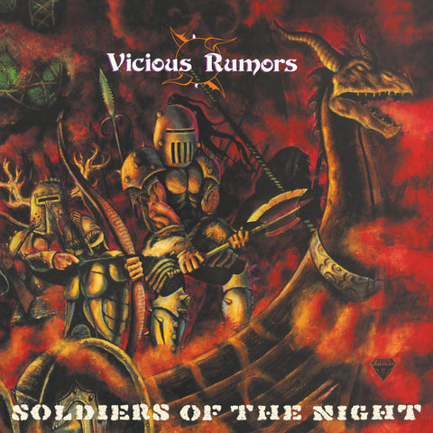 VICIOUS RUMORS - Soldiers Of The Night LP (Transparent Green Vinyl) (Pre-order)